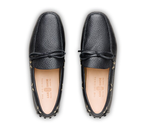 SOFT GRAINED LEATHER DRIVING SHOES