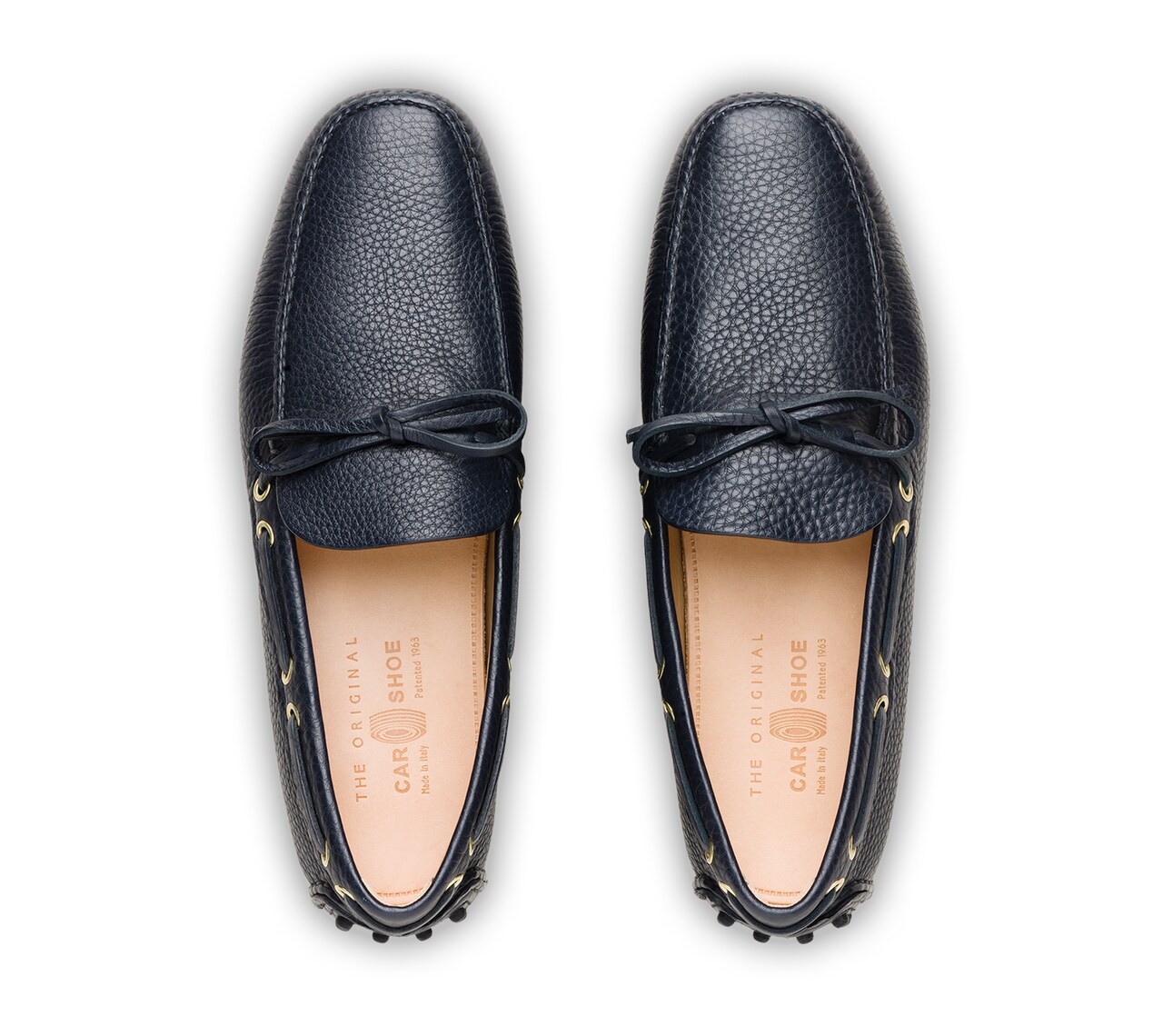 SOFT GRAINED LEATHER DRIVING SHOES