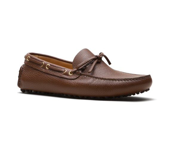 SOFT GRAINED LEATHER DRIVING SHOES