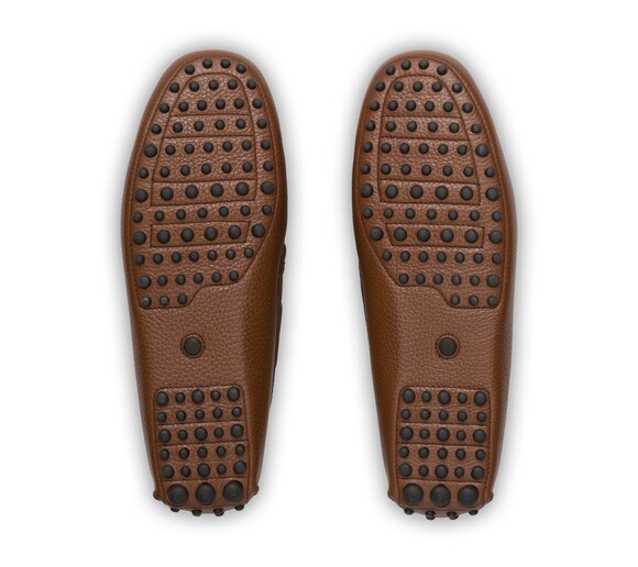 SOFT GRAINED LEATHER DRIVING SHOES