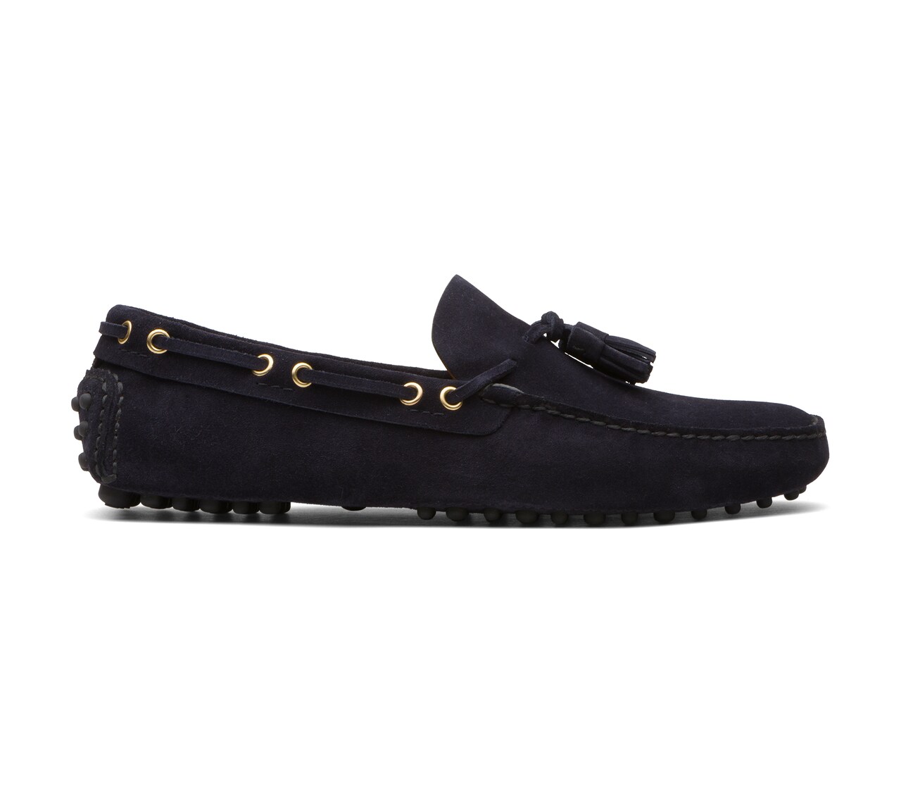 SUEDE DRIVING SHOES NAVY