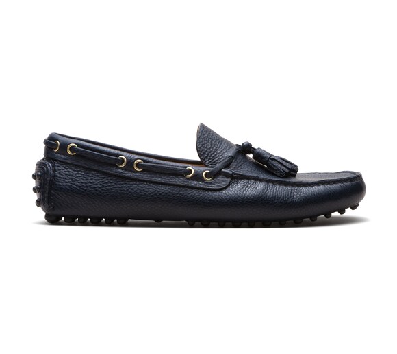 SOFT GRAINED LEATHER DRIVING SHOES