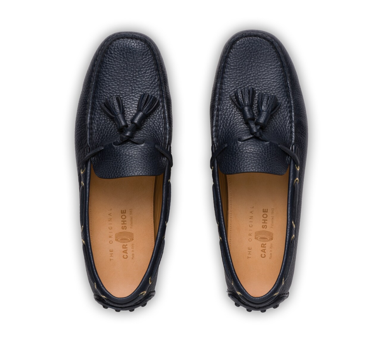 SOFT GRAINED LEATHER DRIVING SHOES
