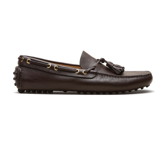 SOFT GRAINED LEATHER DRIVING SHOES