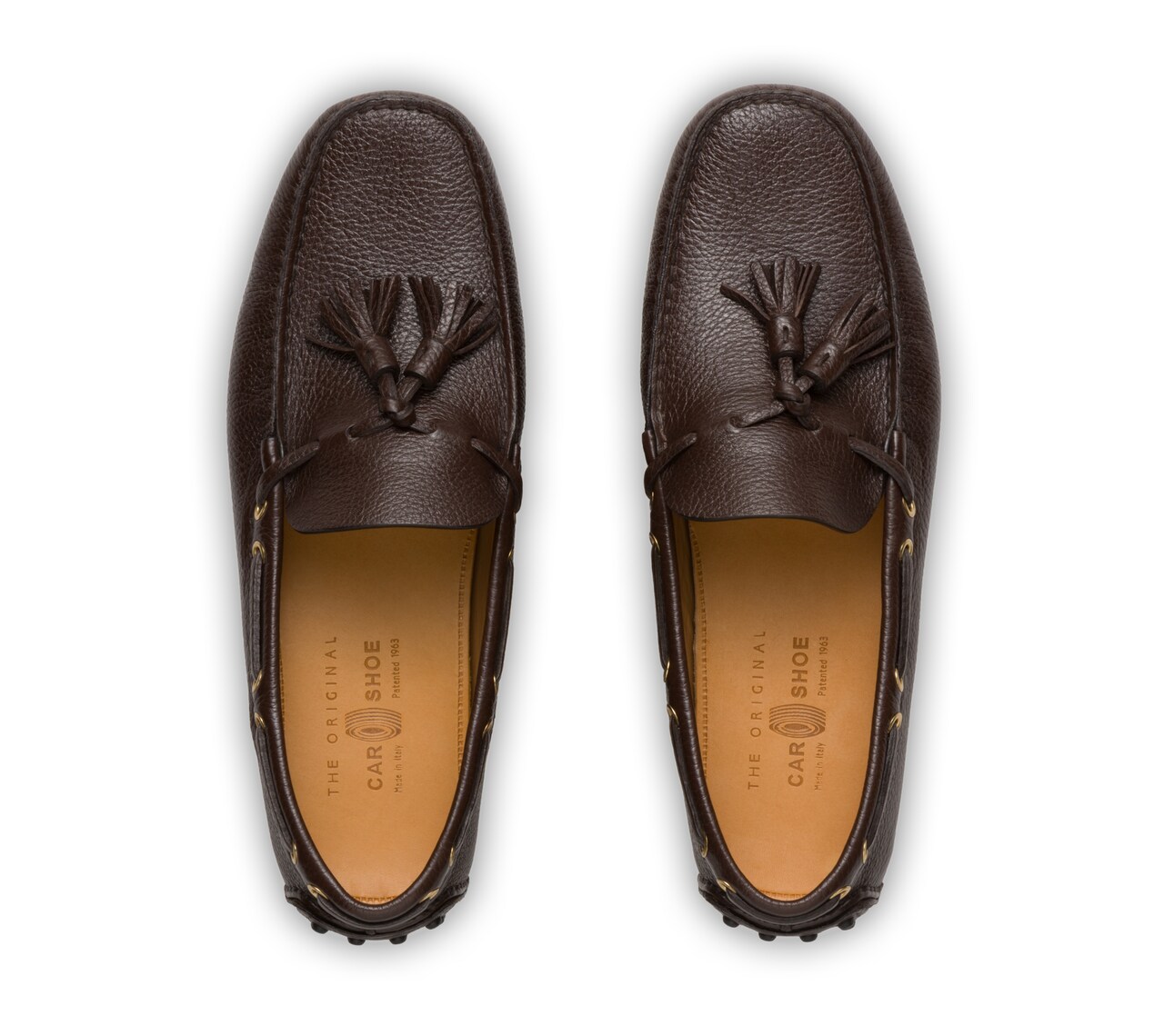 SOFT GRAINED LEATHER DRIVING SHOES