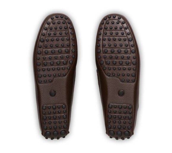 SOFT GRAINED LEATHER DRIVING SHOES