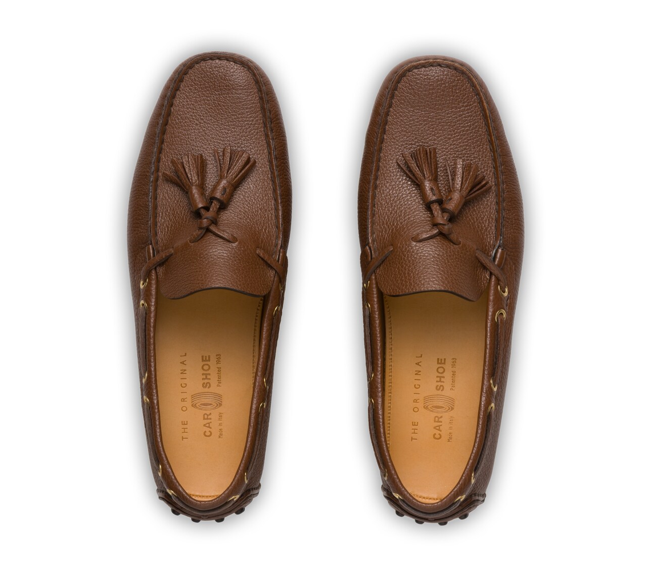 SOFT GRAINED LEATHER DRIVING SHOES