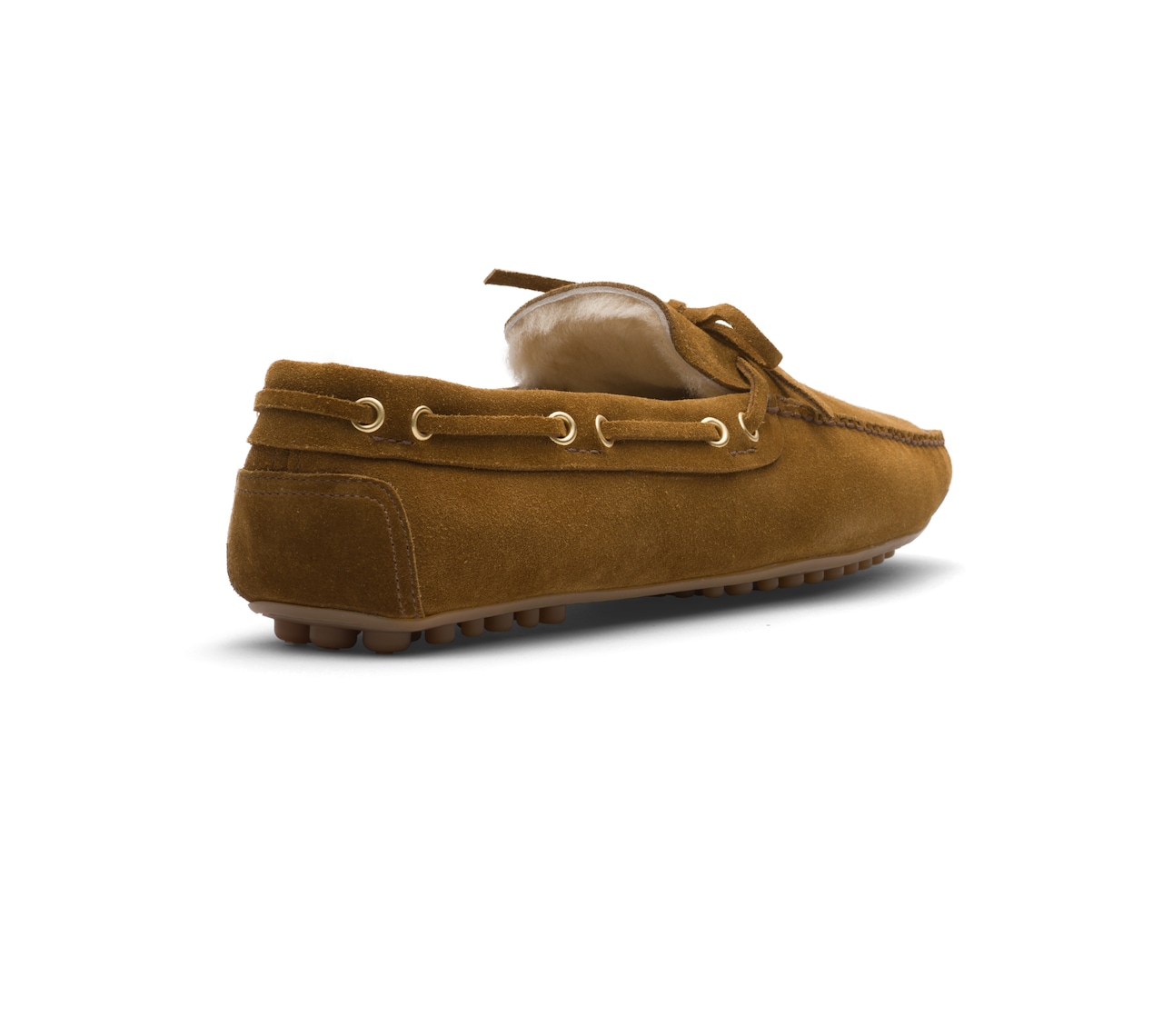 DRIVING SHOES VITELLO SCAMOSCIATO CON FODERA IN PELO