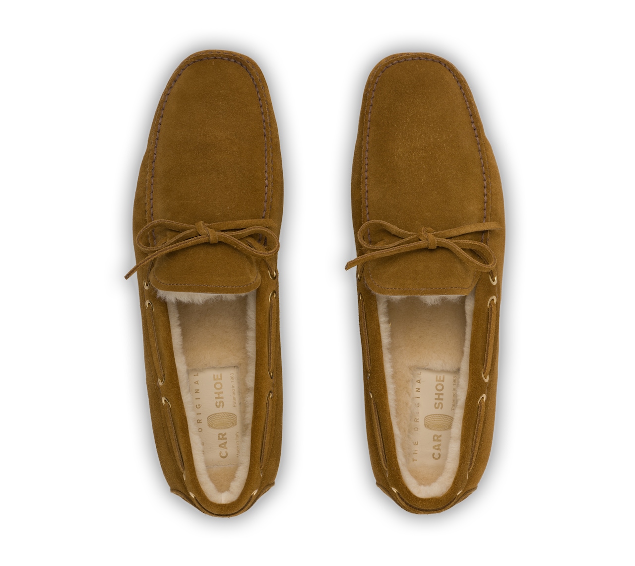 DRIVING SHOES VITELLO SCAMOSCIATO CON FODERA IN PELO