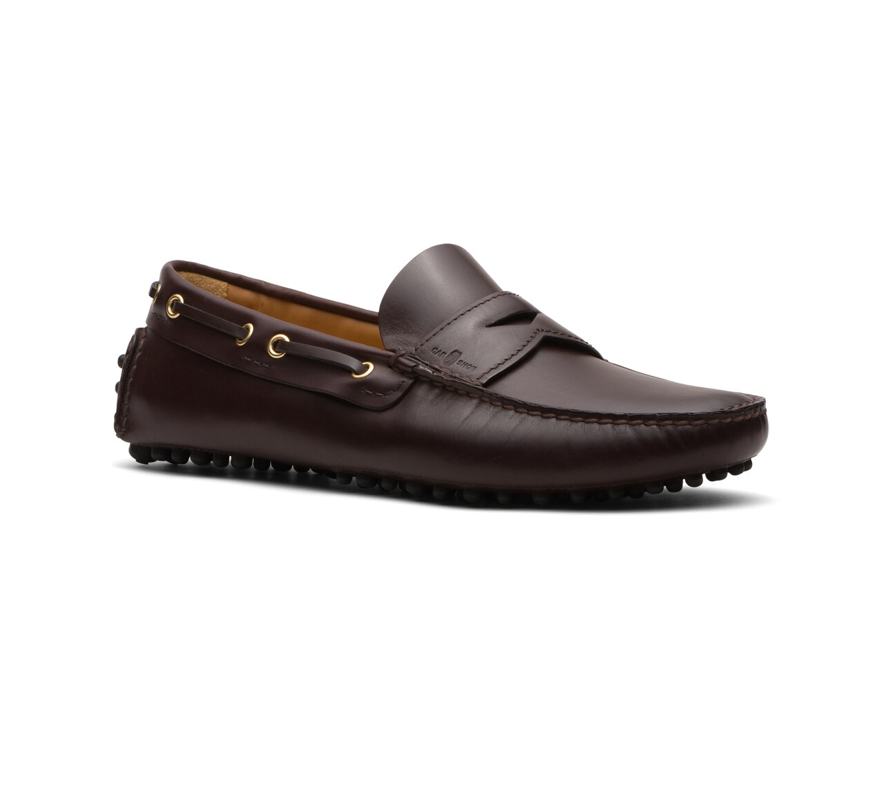 SOFT CALF DRIVING SHOES DARK BROWN