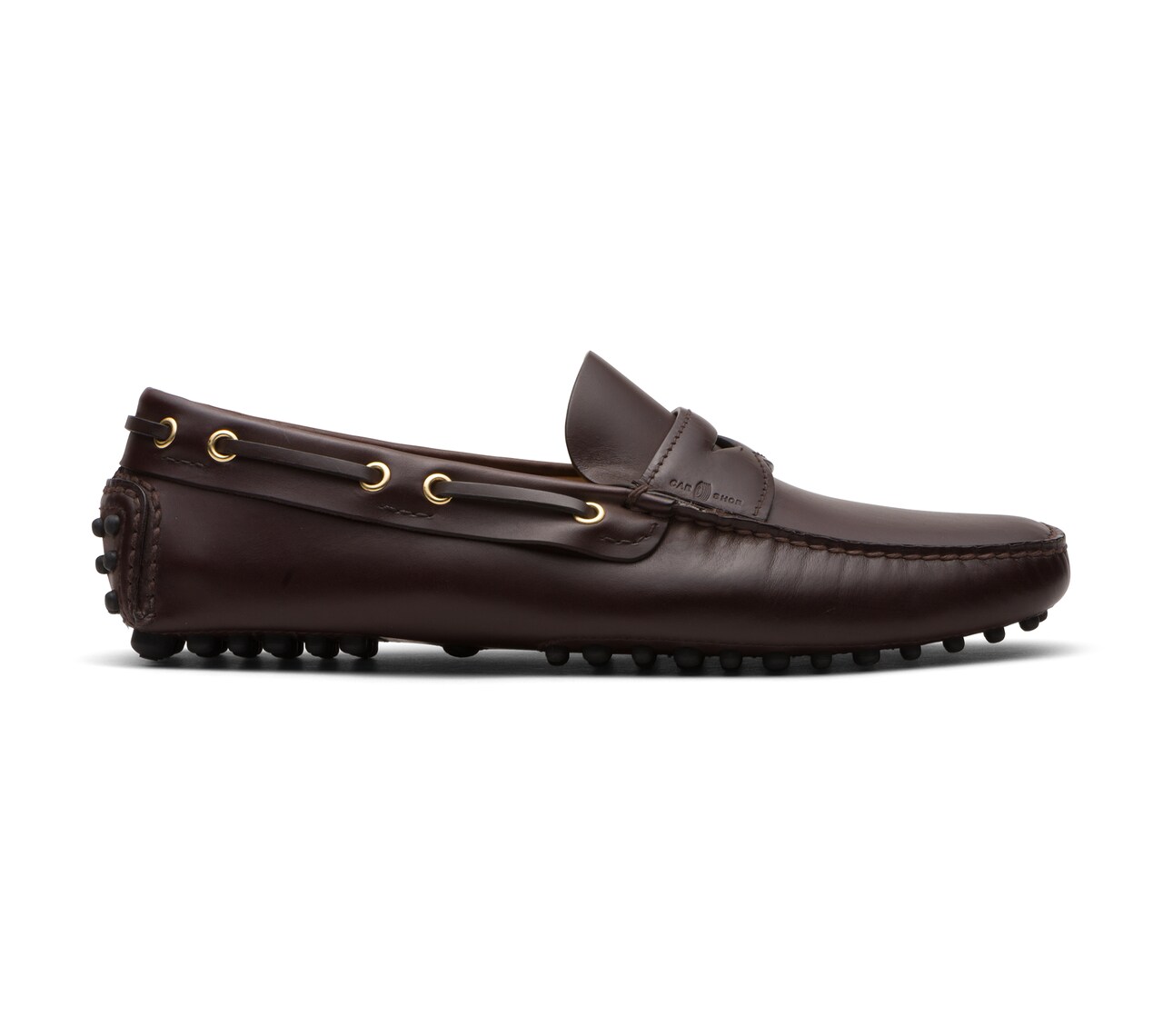 SOFT CALF DRIVING SHOES DARK BROWN