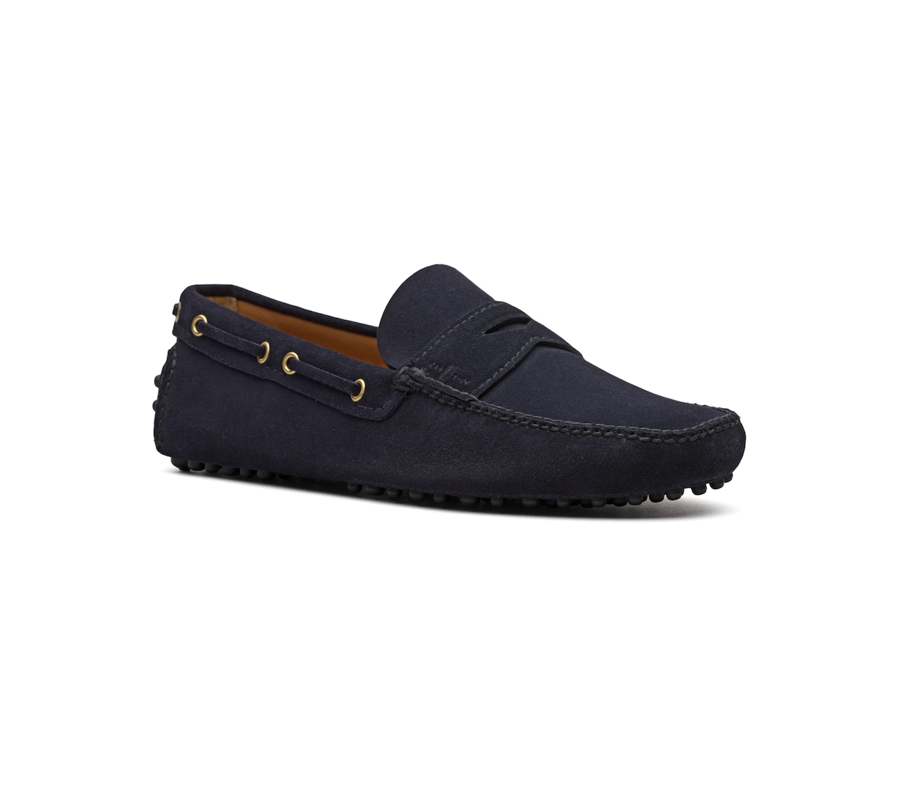 SUEDE DRIVING SHOES NAVY