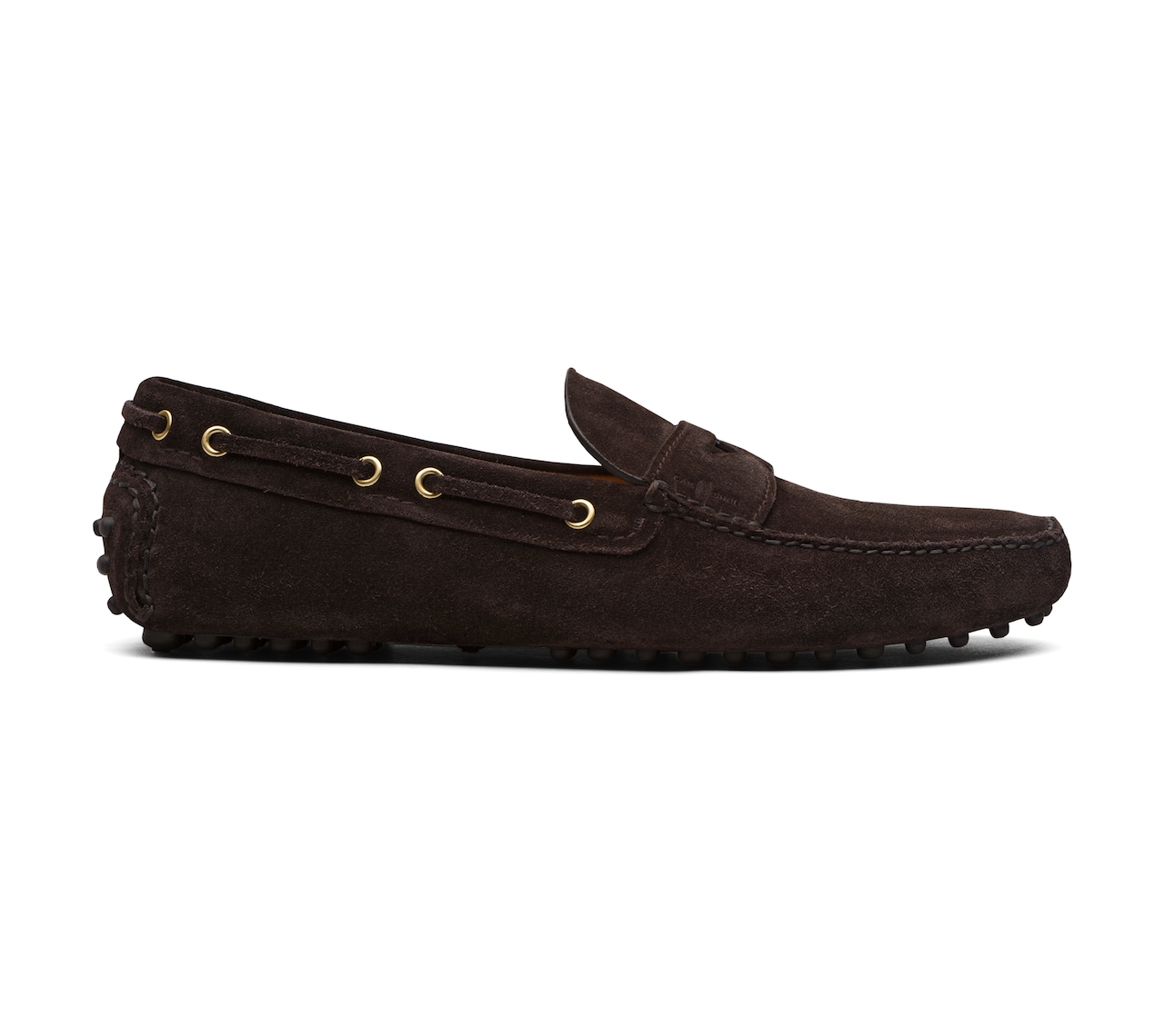 DRIVING SHOES SCAMOSCIATO EBANO