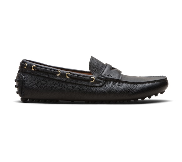 SOFT GRAINED LEATHER DRIVING SHOES