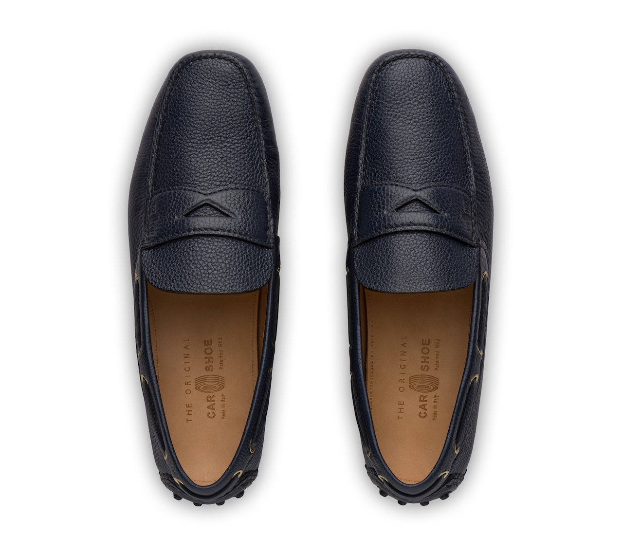 SOFT GRAINED LEATHER DRIVING SHOES Carshoe KUD615_XW8