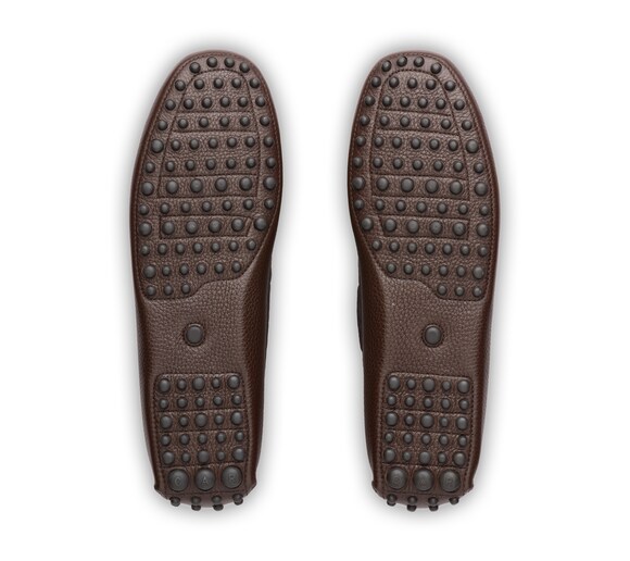 SOFT GRAINED LEATHER DRIVING SHOES