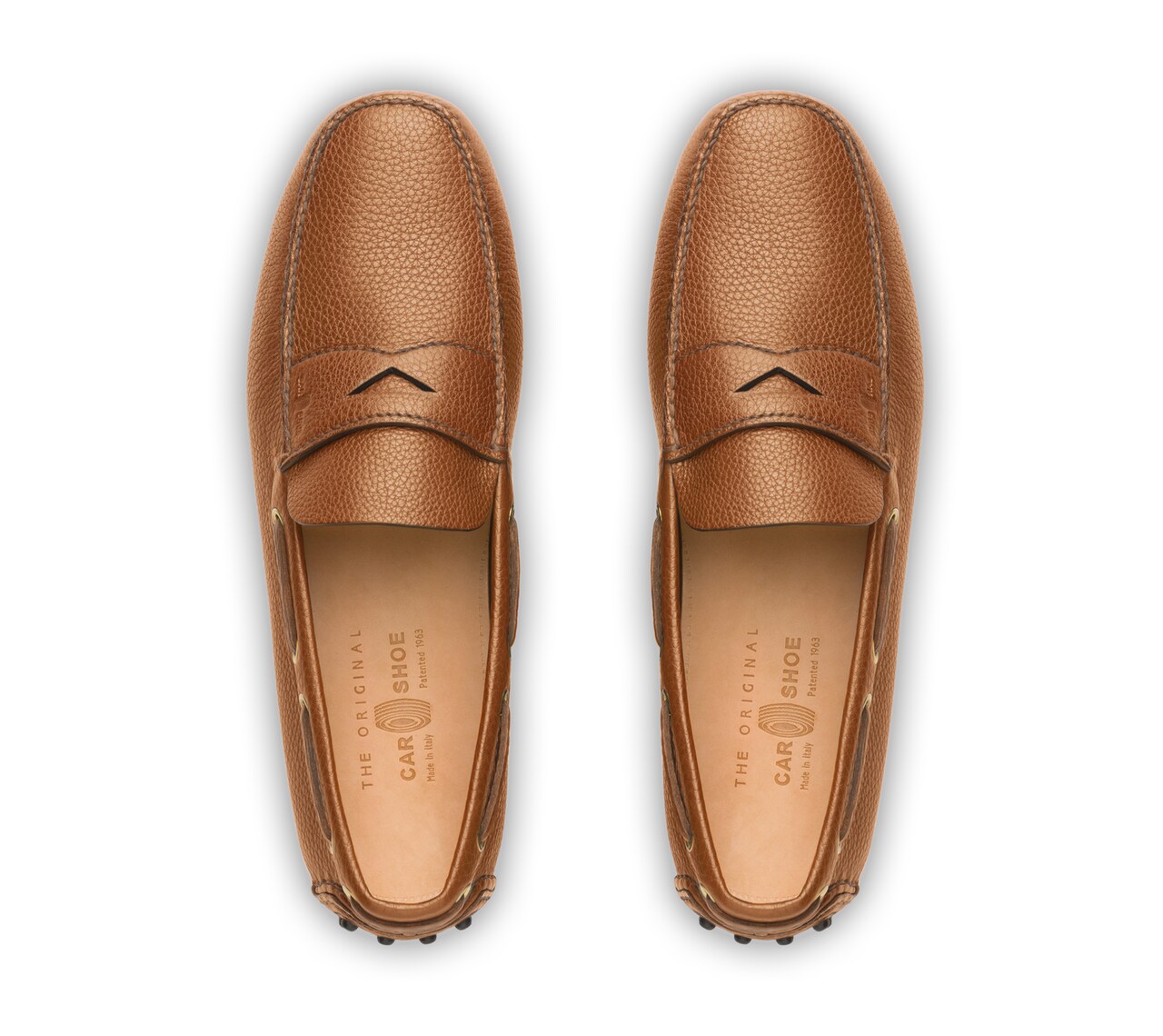SOFT GRAINED LEATHER DRIVING SHOES