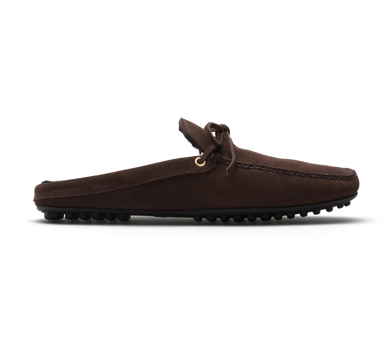 SLIPPERS IN LUX SUEDE CALFSKIN AND SHEEPSKIN Carshoe
