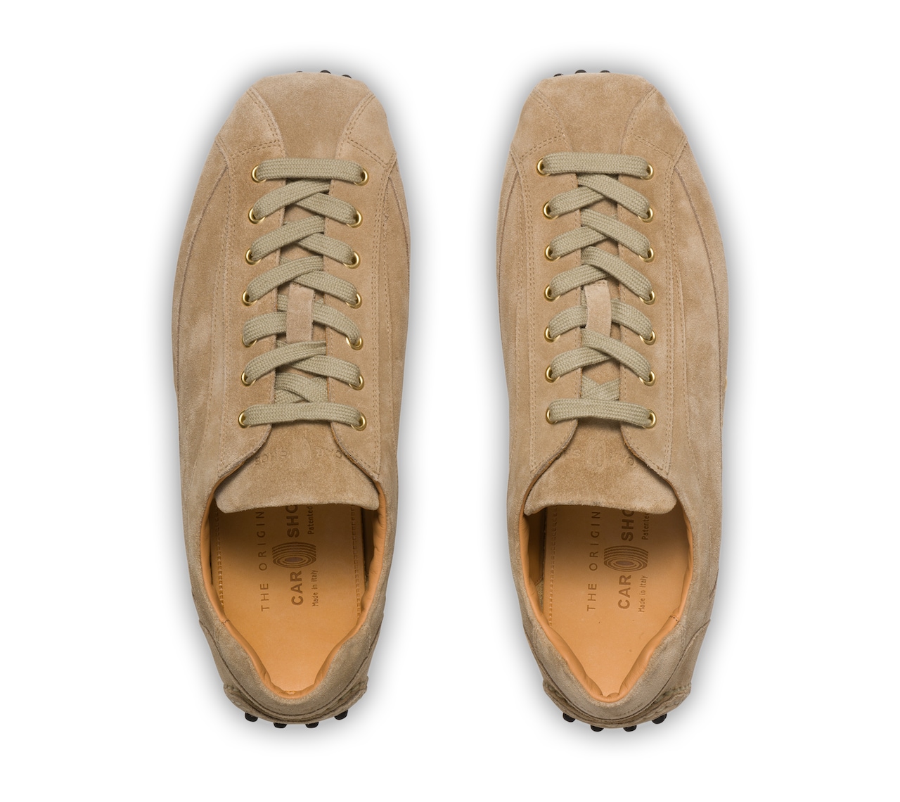 SUEDE LACE UP DRIVING SHOES