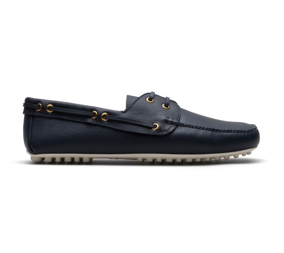 Mocassino con gommini stringato in vitello stampa cervo Carshoe KUE81A ATG F0216 F 024