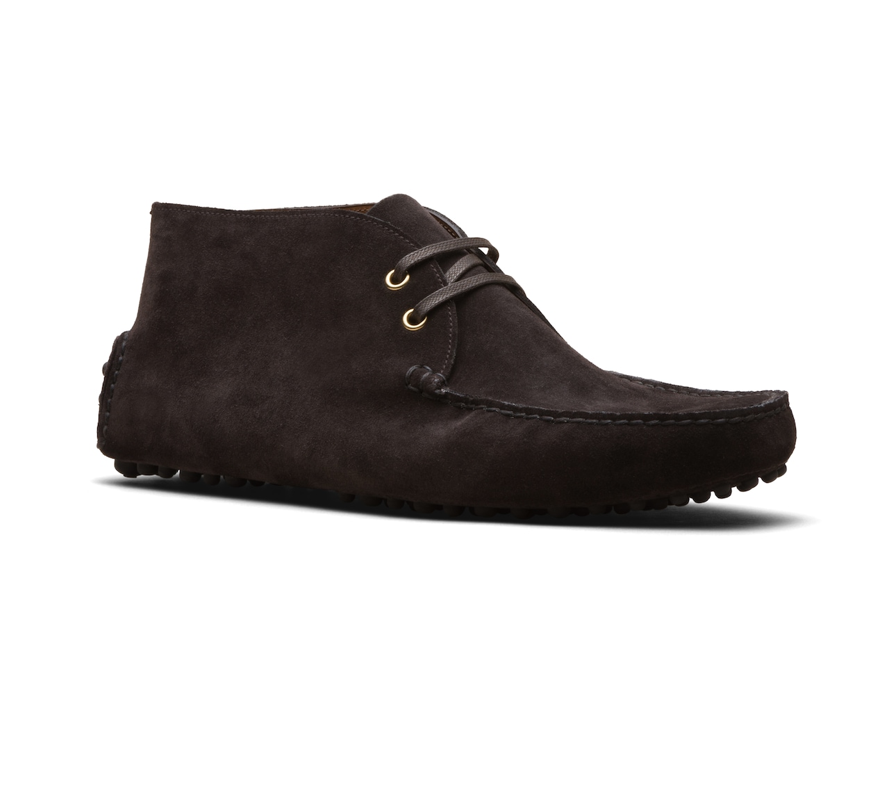 SUEDE DRIVING SHOES EBONY