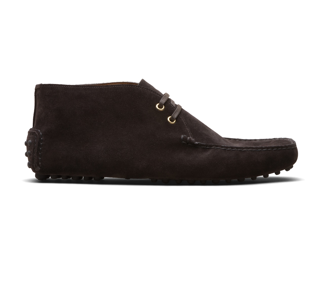 SUEDE DRIVING SHOES EBONY