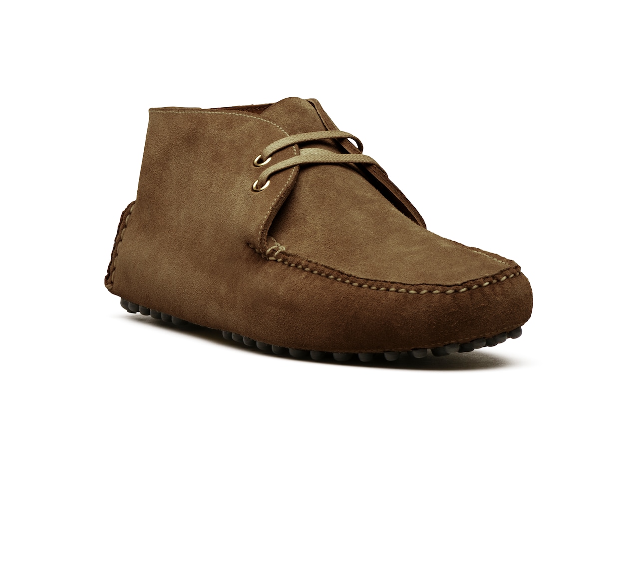 SUEDE DRIVING SHOES LIGHT BROWN