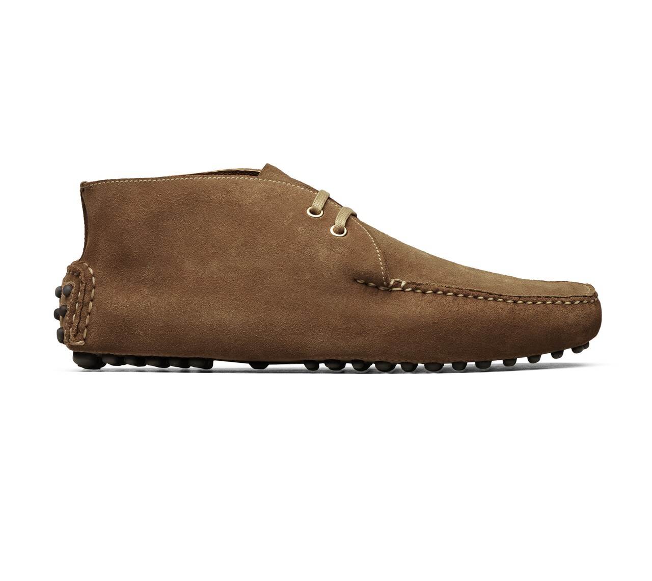 SUEDE DRIVING SHOES LIGHT BROWN