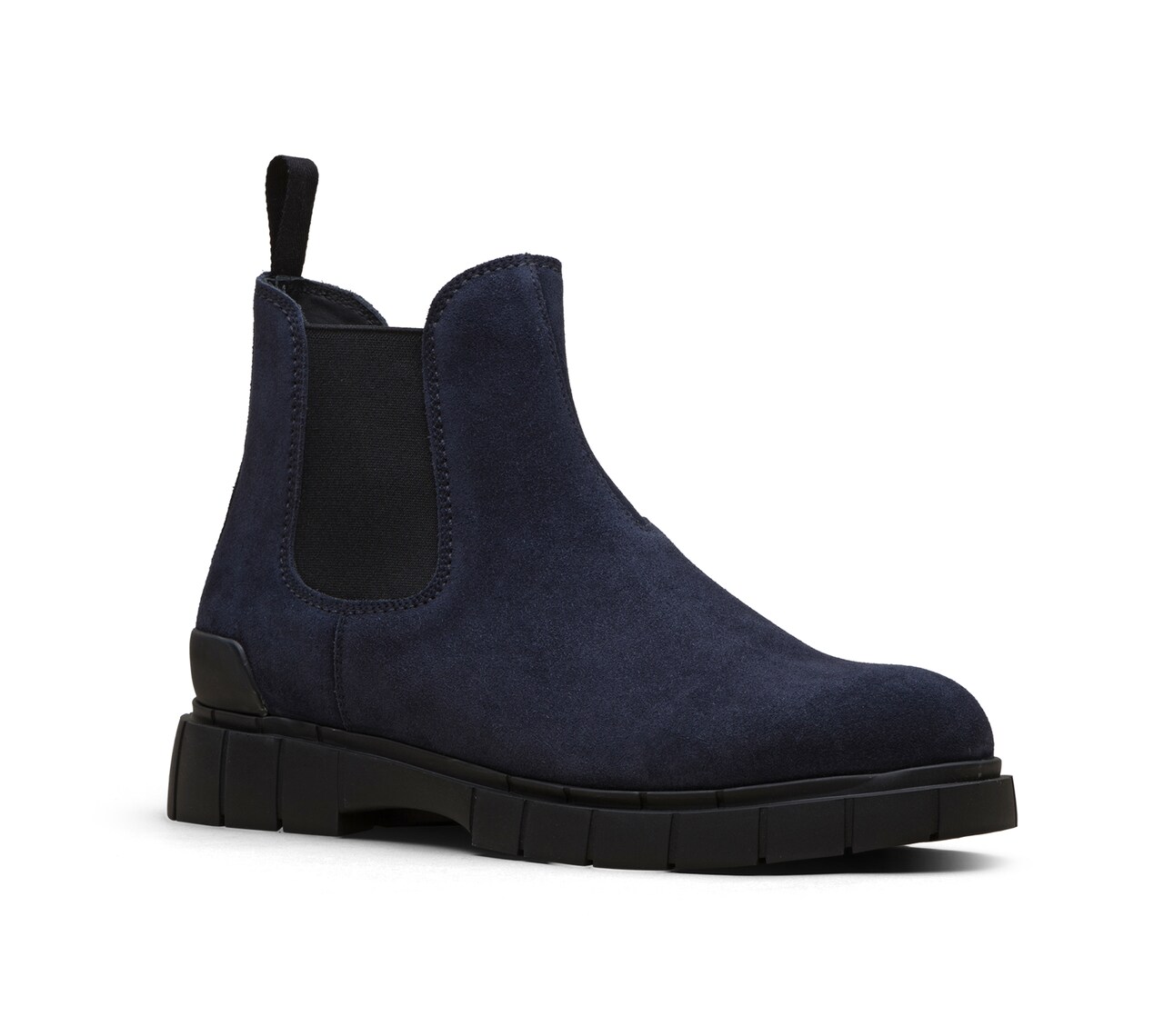 SUEDE BOOTIES NAVY