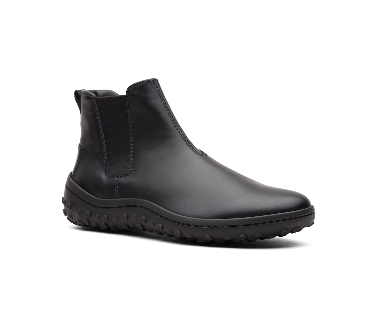 SOFT LEATHER BOOTIES BLACK