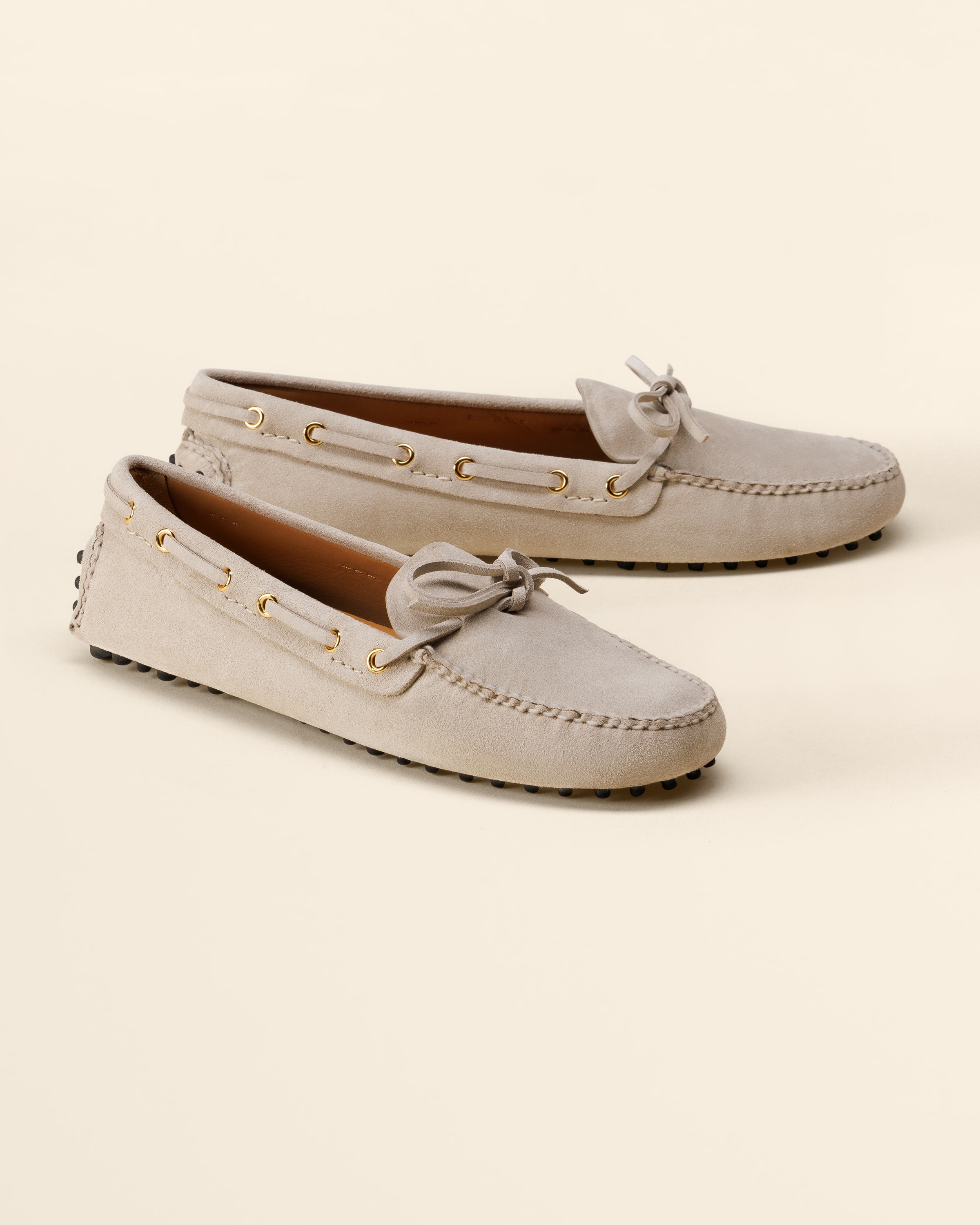 ローファー・オックスフォード CAR SHOE Women Laced up Shoes KDD006 F 024 E1D F0237 BLUE Women's Suede Driving Shoes The Original suede driving shoes