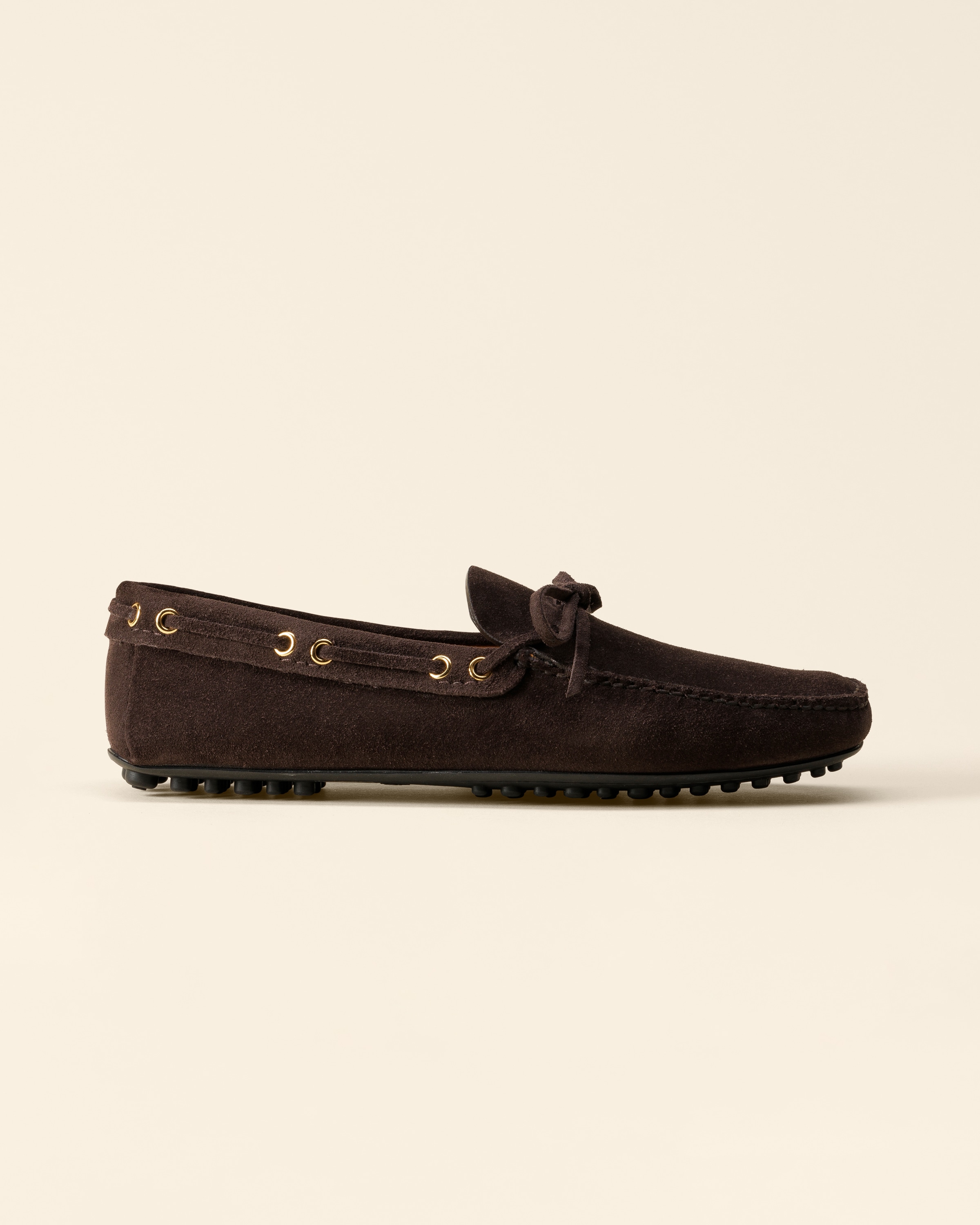 Car Shoe Shoes Mens Size 8 Brown Leather Moccasin Driving Loafers Italy KUD 180 Car Shoe By Prada Men main image 4