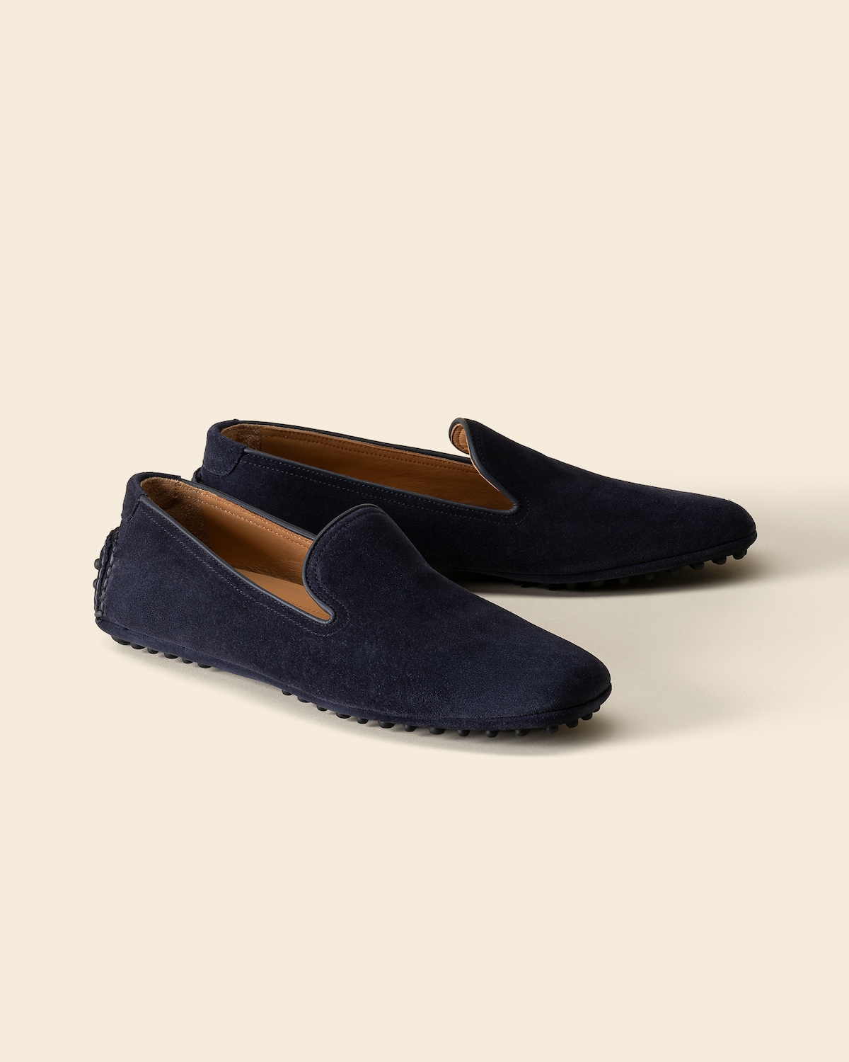 CD Slip on loafer White Blue Cowhide Fabric 647995